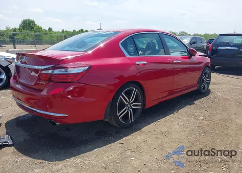 2016 Honda Accord Sport from USA, damaged, VIN 1HGCR2F52GA029426